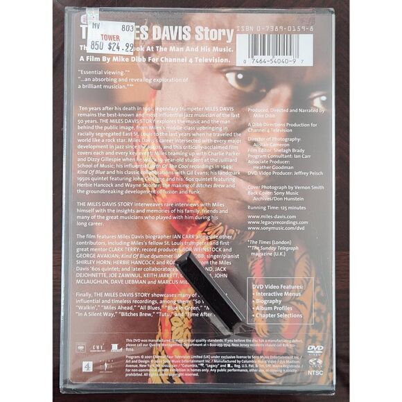 The Miles Davis Story: The Definitive Film About The Man And His Music.  NEW SEA - Picture 2 of 2